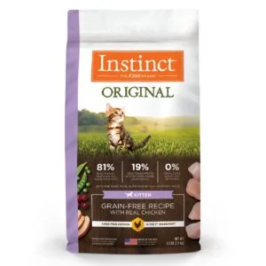 Instinct - Original Grain-Free Kitten Food - Real Chicken Recipe