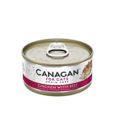 Canagan 猫罐头 - 无谷物 - 鸡肉牛肉 75g