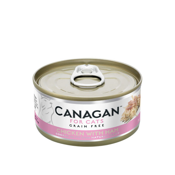Canagan Cat Canned Food - Grain Free - Chicken with Ham 75g
