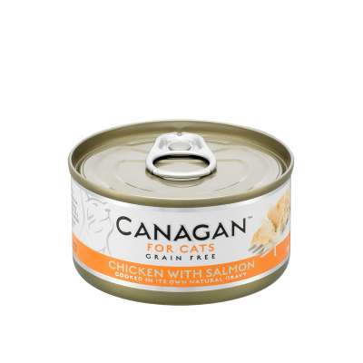 Canagan 猫罐头 - 无谷 - 鸡肉三文鱼 75g