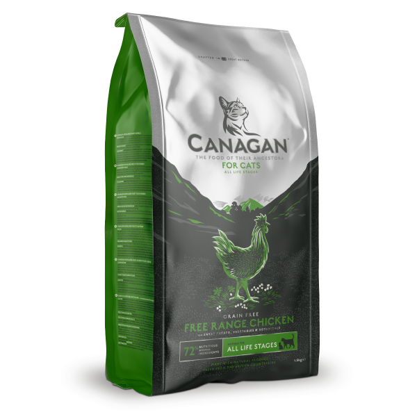 Canagan 猫粮 - 无谷物 - 自由放养鸡肉 4kg