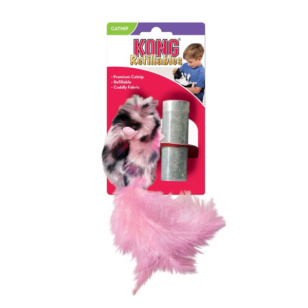 KONG Cat Toy - Refillable Field Mouse Cat Toy