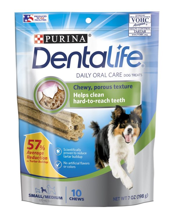 Purina Dentalife 每日口腔护理 - 中小型犬零食 7盎司