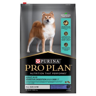 Purina Pro Plan 全犬种成犬狗粮 - 敏感消化 - 羊肉和米饭 12kg