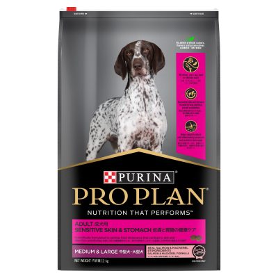 Purina Pro Plan 成犬粮 - 敏感皮肤与肠胃 - 三文鱼与鲭鱼 12kg