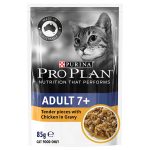 Purina Pro Plan Senior 7+ Cat Wet Food - Chicken in Gravy 85g