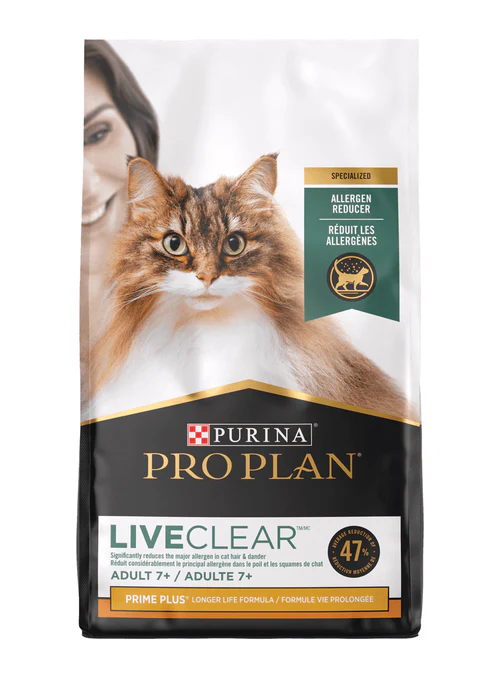 Purina Pro Plan LiveClear 7+ Adult Cat Food - Chicken & Rice 3.2lb