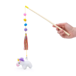 ZippyClaws Cat Toy - ZippyStick - Unicorn