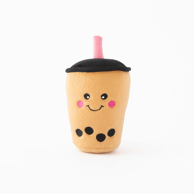 ZippyPaws Dog Toy - NomNomz® - Boba Milk Tea